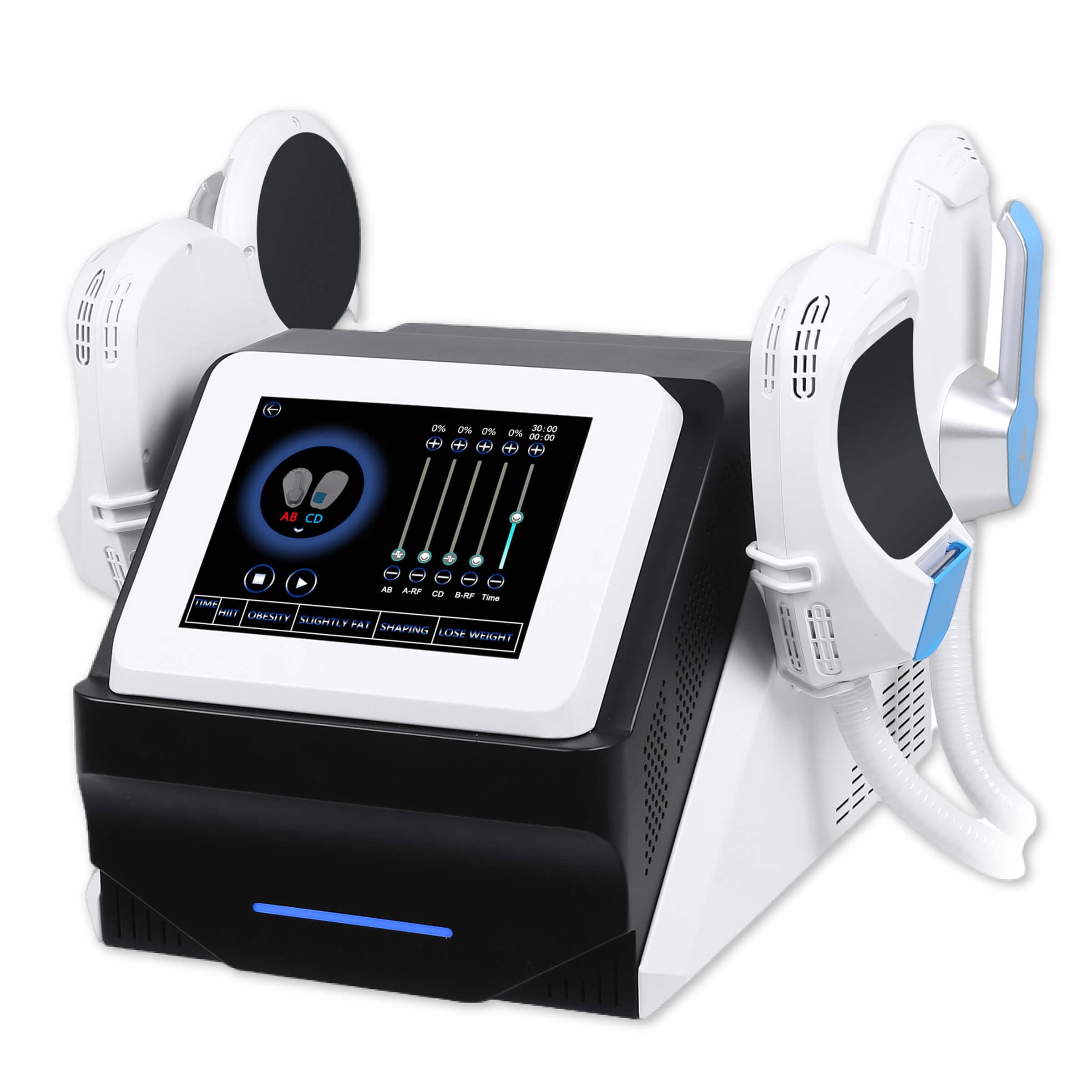 4 Handles Powerful HIFEM Machine with RF (Radio Frequency)