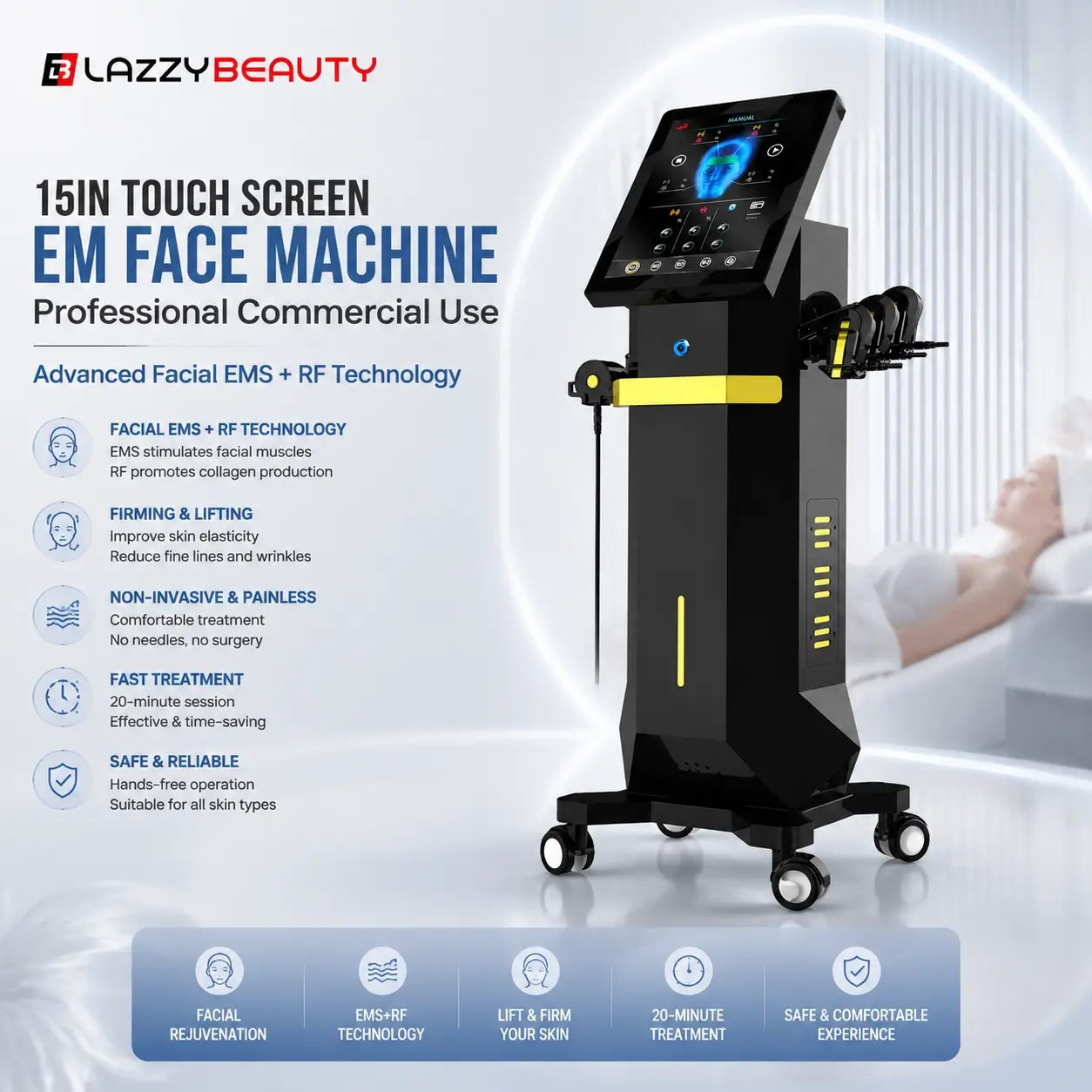 Lazzybeauty Professional EM Face Machine