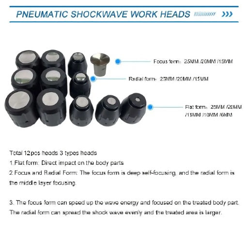 2in1 ESWT Machine Electromagnetic Shock Wave + Pneumatic Shock Wave