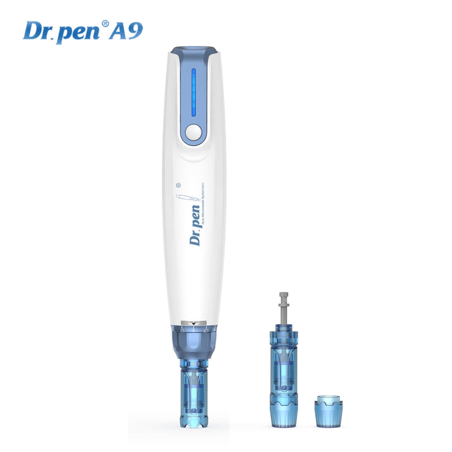 Wireless Dr. Pen A9 with 2x 12Pin Cartridges & Black Bag