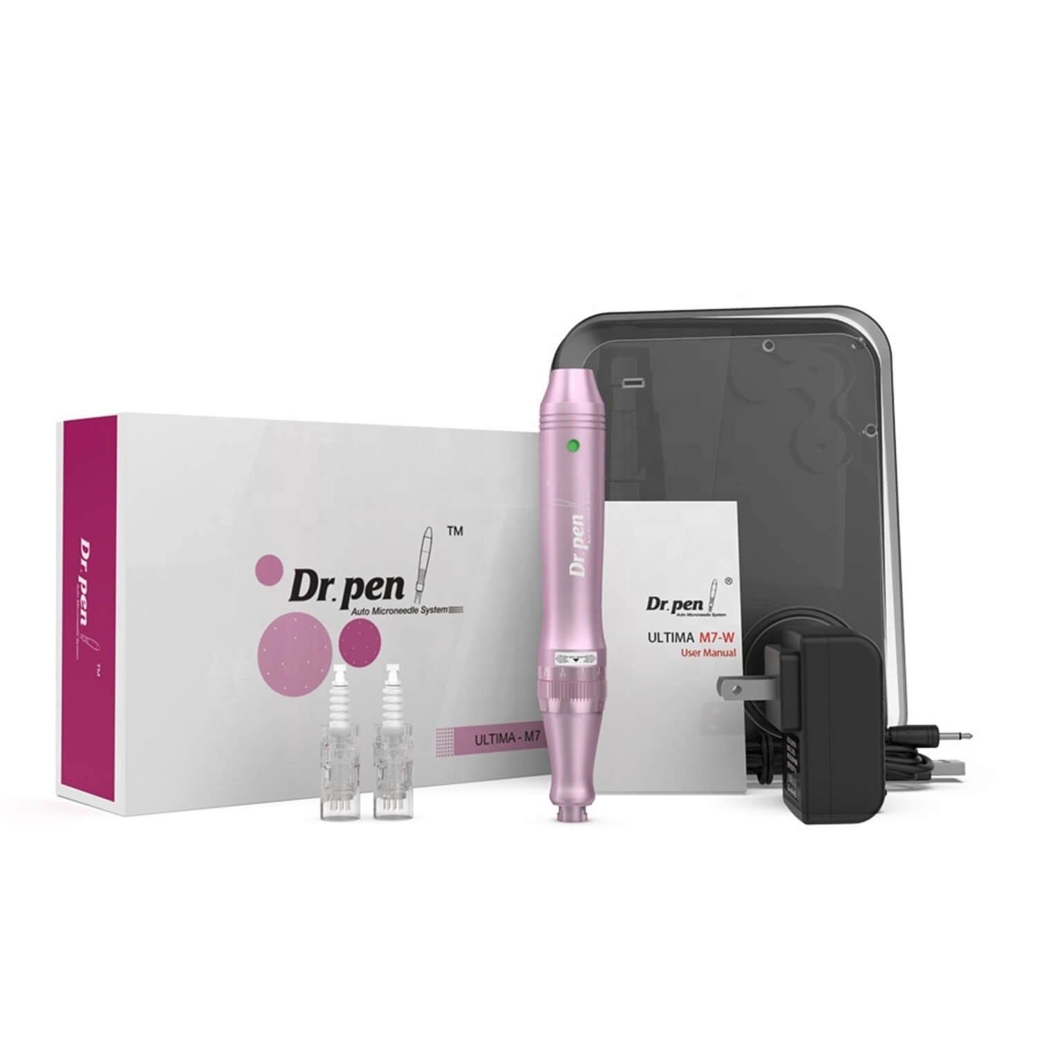 Wireless Dr.Pen M7 With 2x 12Pin Cartridges & Black Bag