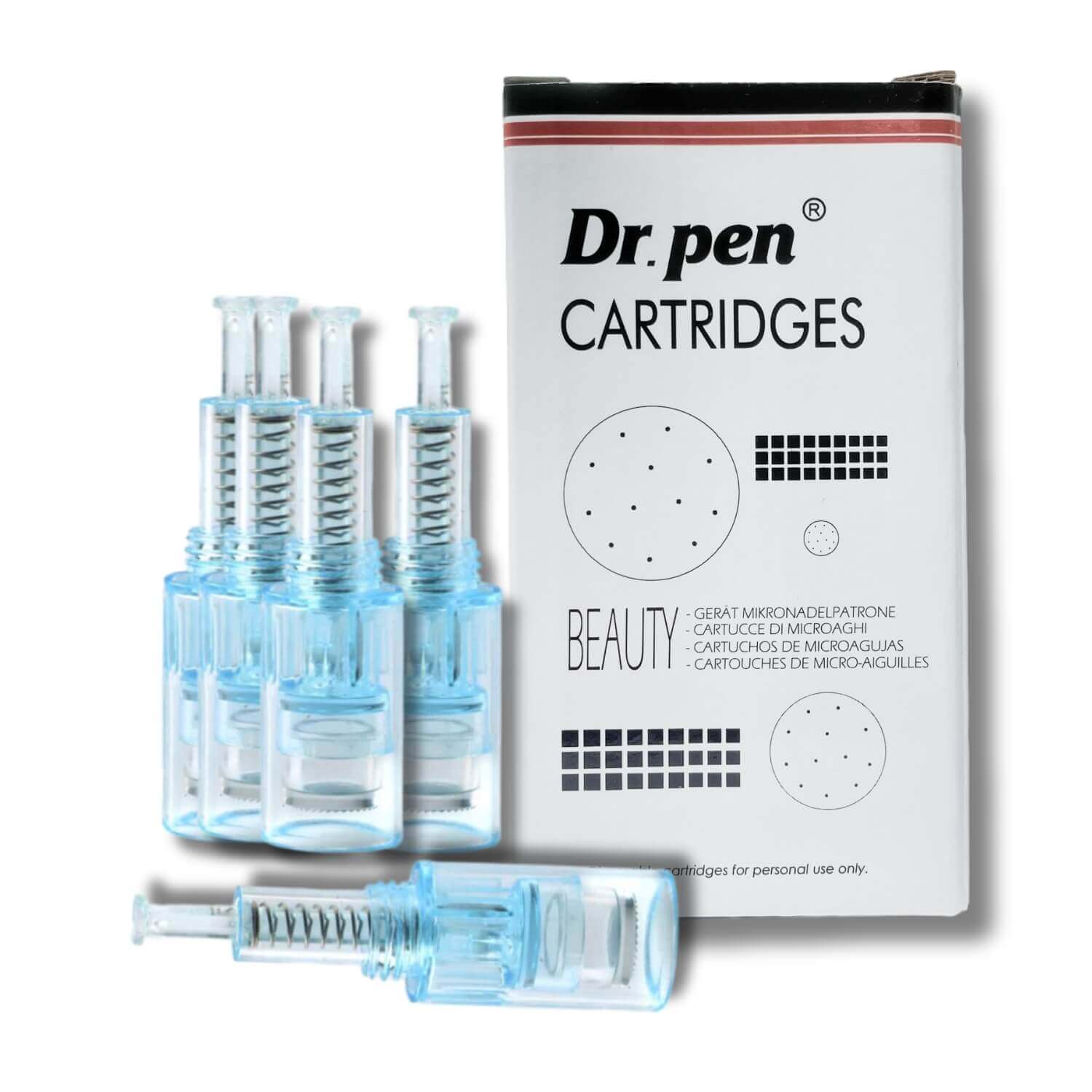 Reemplazo de cartuchos de aguja de pluma con microagujas Dr.pen X5 Nano-5D