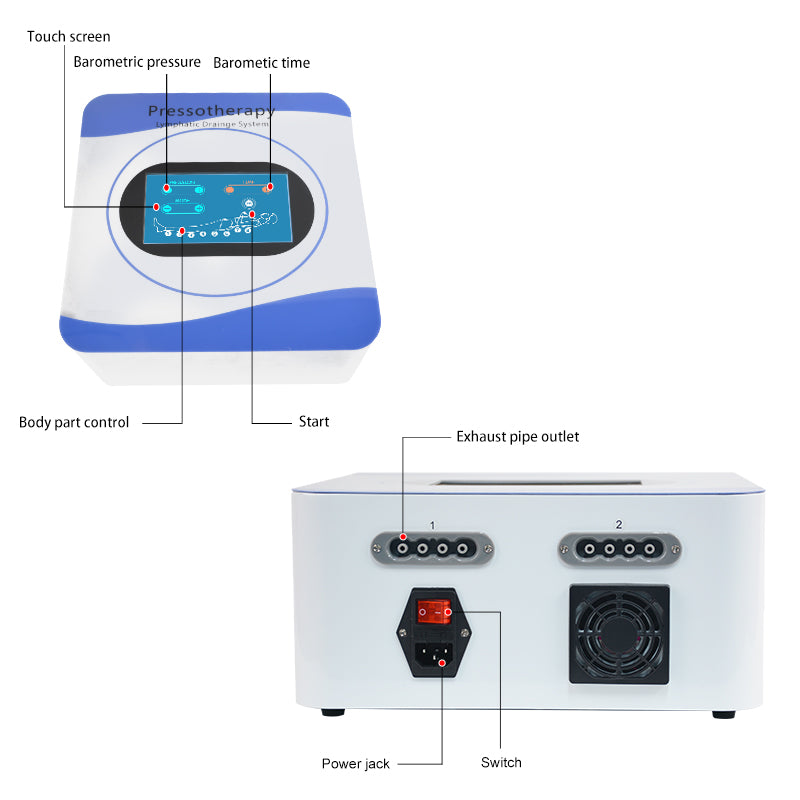 Infrared presstherapy weight loss pressotherapy lymphatic drainage maquina presoterapia leg air air pressure pressotherapy detox