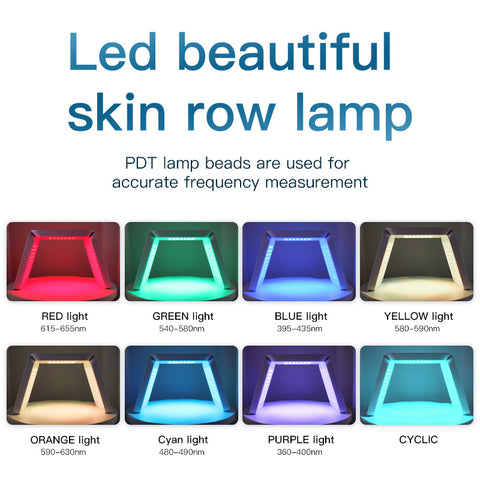 phototherapy peel jet 7 color medical rejuvenation photon skin professional infrared facial led light therapy pdt machine/device