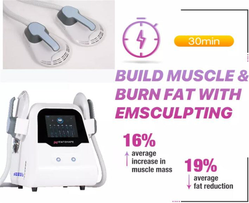Portable 4 Handle EMS Muscle Stimulator Fat Reduce EMS Sculpt Machine