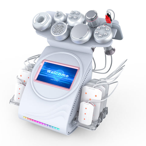 Cavitation Machine 9 In 1 80k Ultrasonic Rf Cavitation Vacuum Weight Loss Lipo Laser Slimming Beauty Salon Equipment