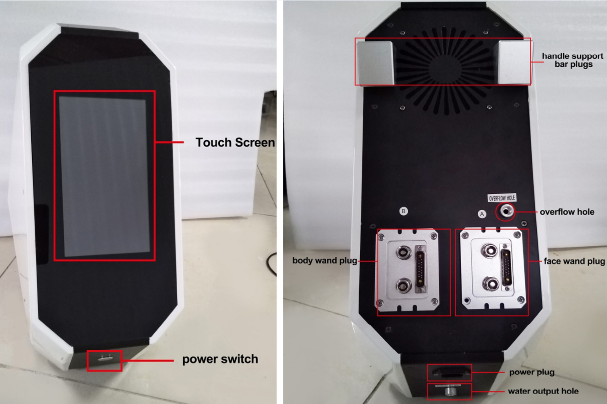 2 Handles Cryoskin Therapy Machine Thermal Cryo Facial Machine