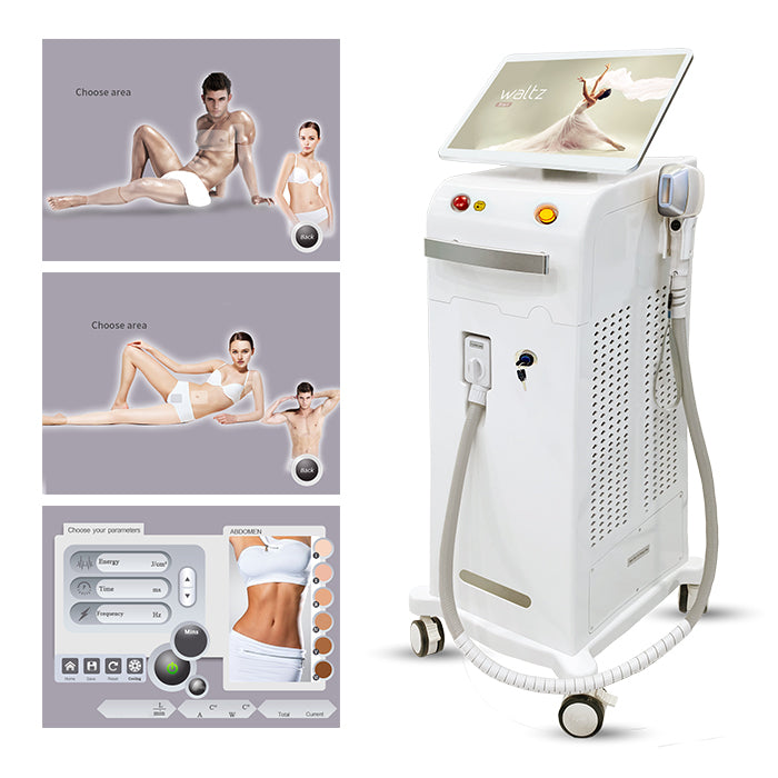 Professional 755nm 808nm 1064nm 3 in 1 Dio Laser Hair Removal Machine
