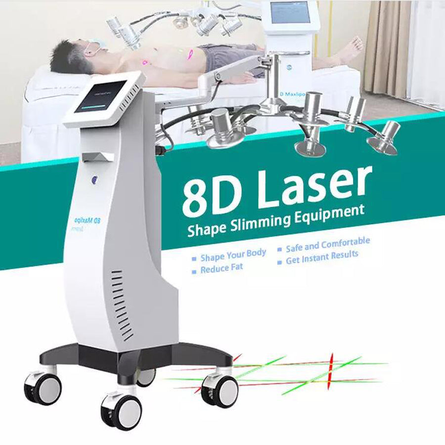 8D Lipo Laser 532 & 635nm Lipolaser Slimming Machine