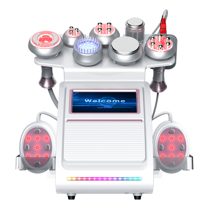 Cavitation Machine 9 In 1 80k Ultrasonic Rf Cavitation Vacuum Weight Loss Lipo Laser Slimming Beauty Salon Equipment