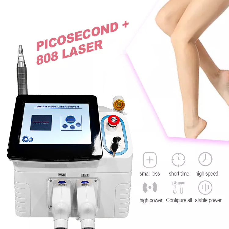 Пикосекундная лазерная машина для удаления пятен татуировки для салона-клиники 