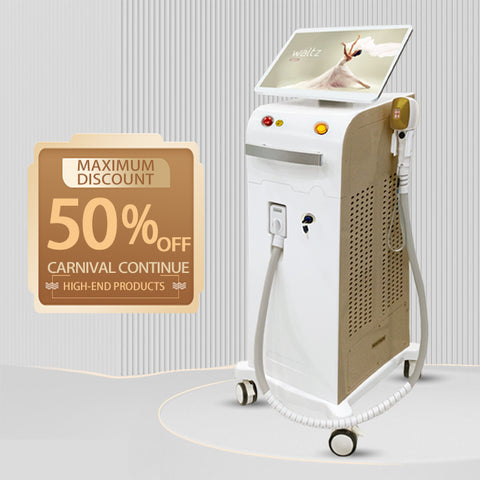 Professional 755nm 808nm 1064nm 3 in 1 Dio Laser Hair Removal Machine