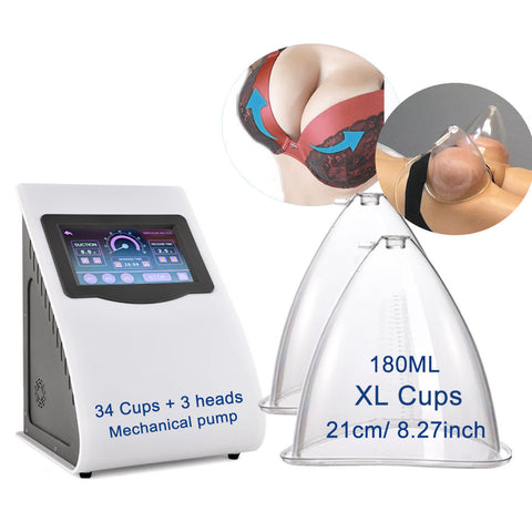 21cm Xl Cups Breast Enlargement Vacuum Butt Lift Machine Vacuum Therapy Butt Lifting Buttock Enhancement Machine Cups Cupping