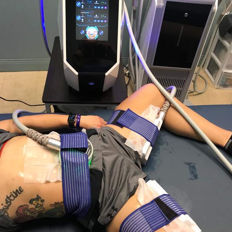 Crioterapia termal fría portátil 4.0 de la máquina de Tshock de Cryoslim con el ccsme