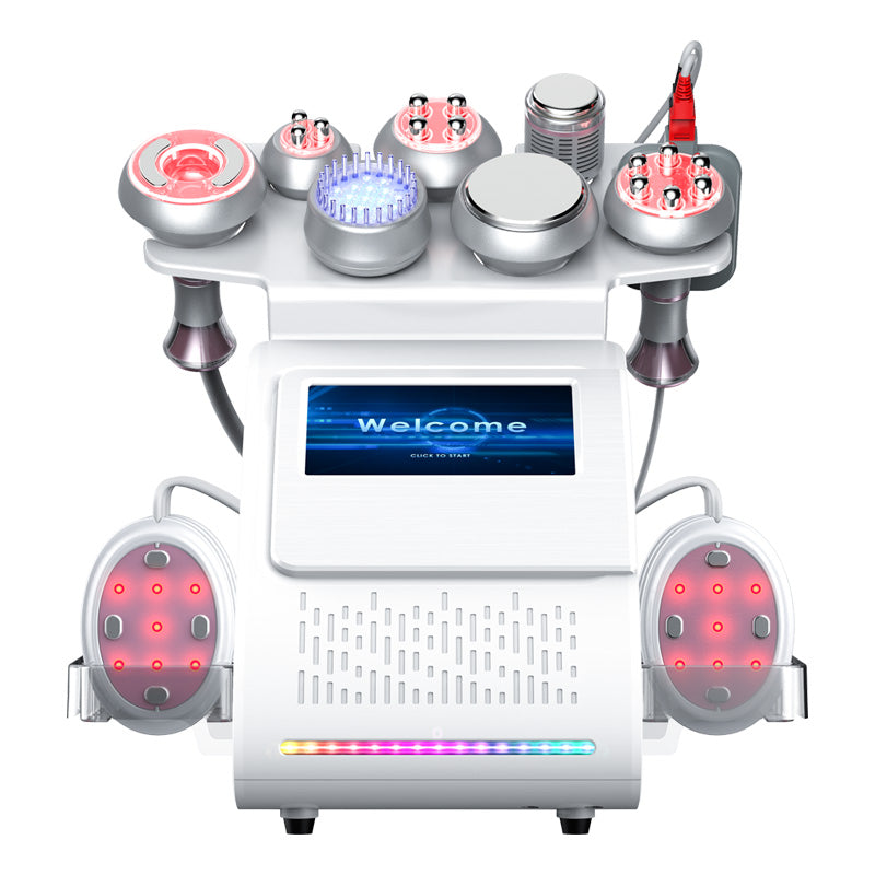Кавитационная машина 9 в 1 80k ультразвуковая радиочастотная кавитация вакуумная потеря веса липо-лазер для похудения оборудование для салонов красоты 