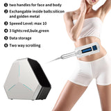 Anti cellulite lymphatic drainage inner ball roller body slimming face neck massage roller machine