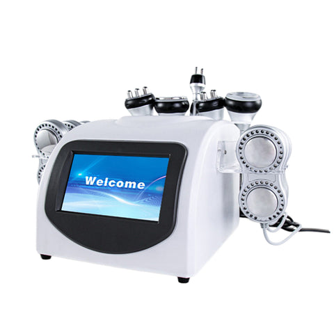 Sistema de cavitación al vacío (excepto máquina de adelgazamiento por criolipólisis) Dispositivo de adelgazamiento por cavitación ultrasónica 6in1 40k