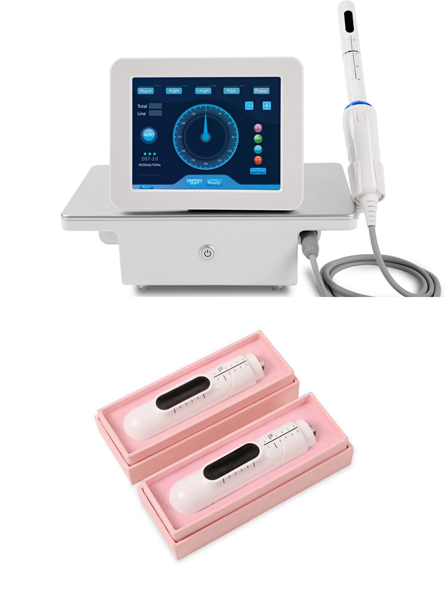 Ultrasonido enfocado de alta intensidad portátil HIFU Máquina de belleza para el cuidado de la piel de rejuvenecimiento de estiramiento vaginal 