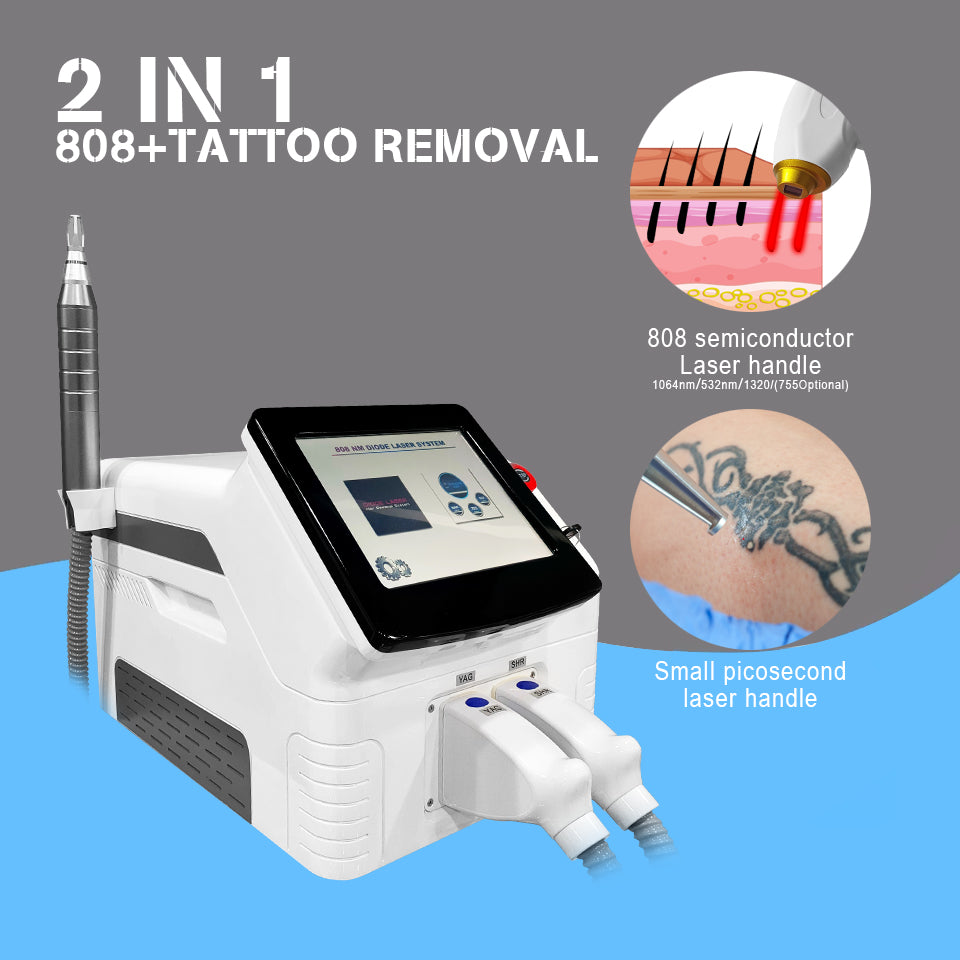 Пикосекундная лазерная машина для удаления пятен татуировки для салона-клиники 