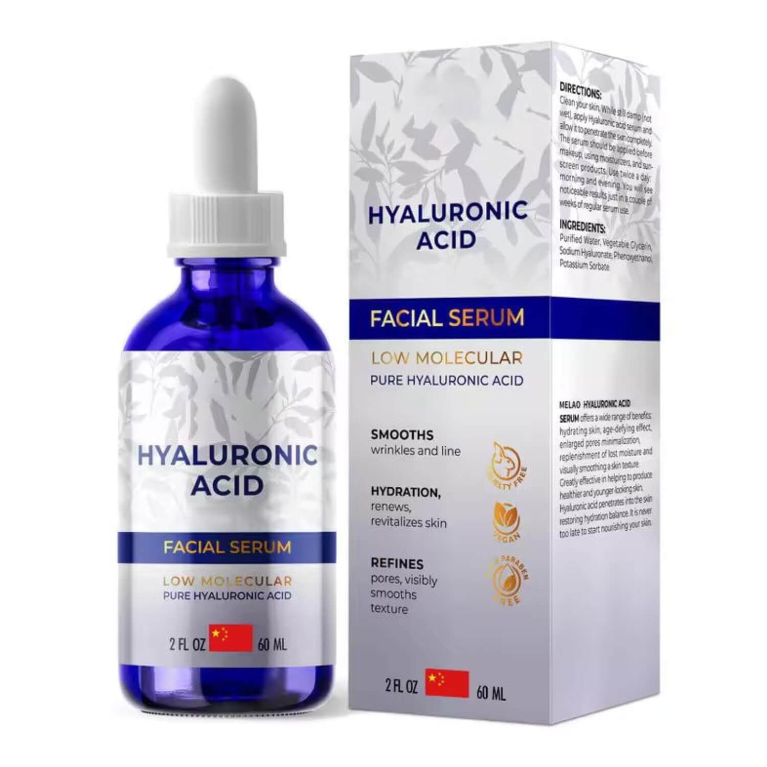 Hyaluronic Acid Serum (2 fl oz / 60ml)