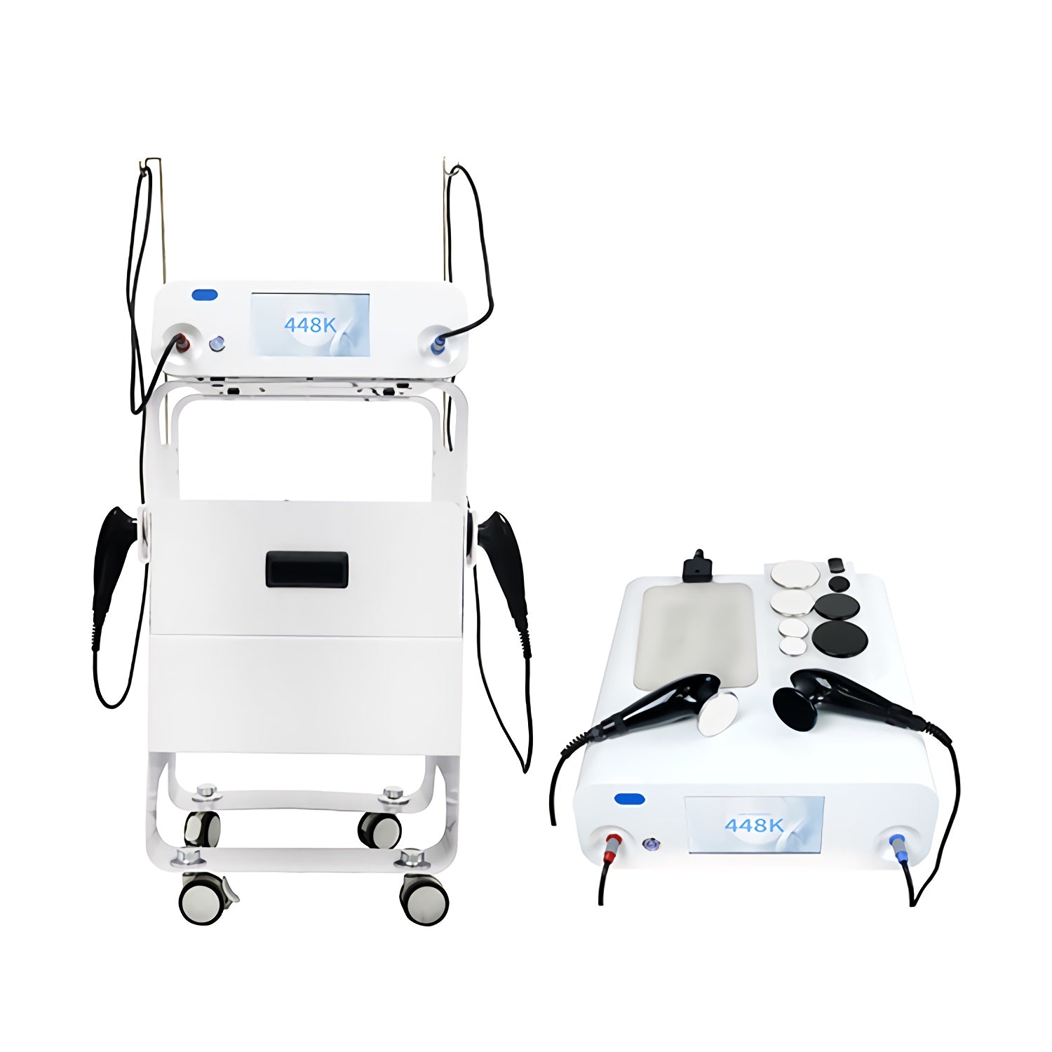 Monopolar RF 448KHz Facial Lift Machine with CET RET and Beauty Trolley