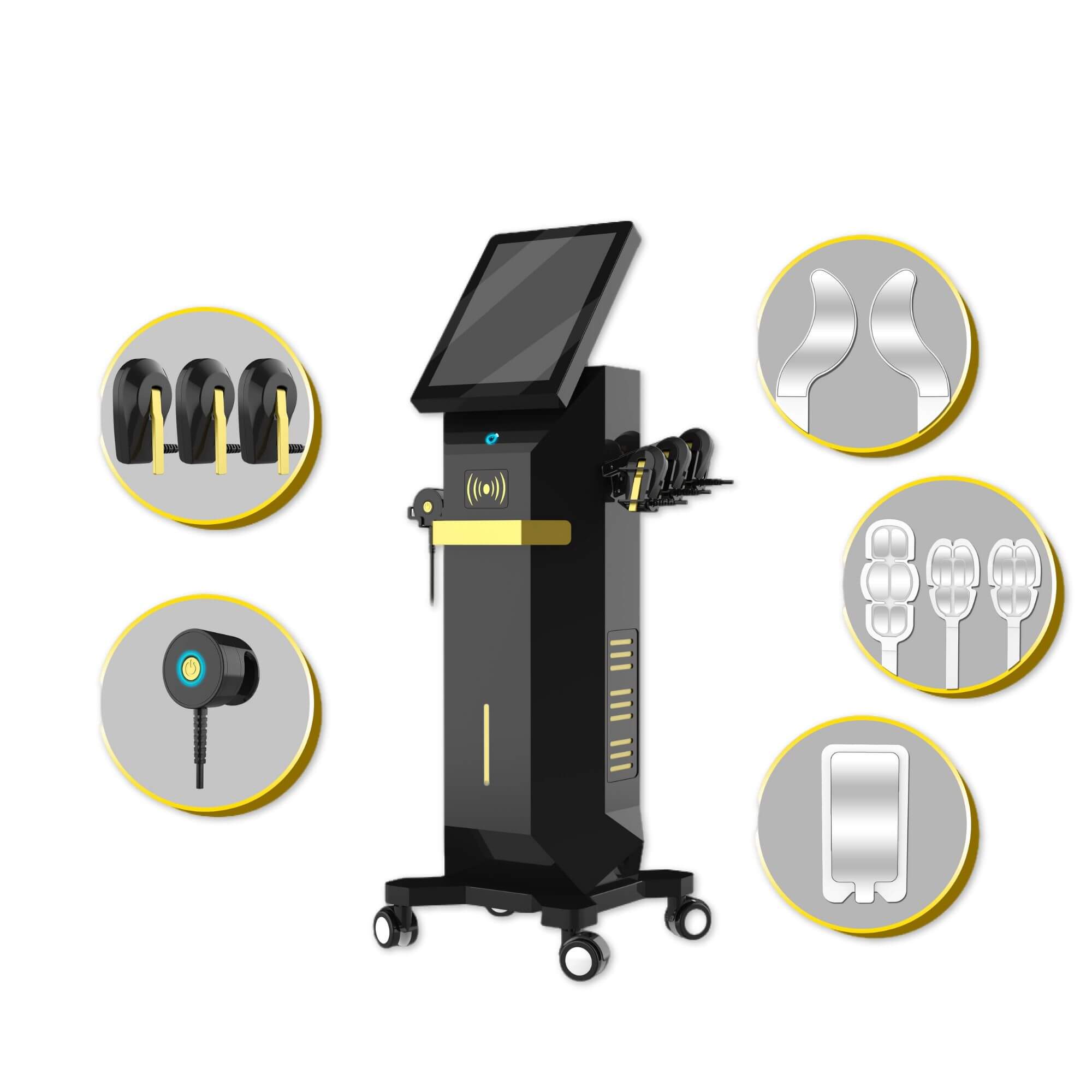 Аппарат для лица EM с сенсорным экраном 15 дюймов — профессиональное коммерческое использование