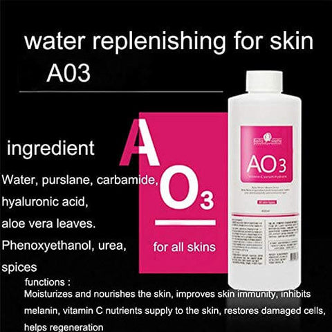 400ml Facial Special Serum for Facial Cleaning and Moisturizing of Hydra Facial Small Bubble Machine A4