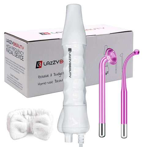 Argon Gas - 2 in 1 High Frequency Facial Skin Therapy Wand - Lazzybeauty