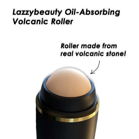 Rodillo volcánico absorbente de aceite - Negro con 2 bolas de repuesto