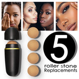 Oil-absorbing Volcanic Roller - Black with 4 Balls
