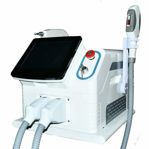 2in1 OPT SHR IPL Hair Removal ND YAG Laser Tattoo Removal spa Beauty Machine